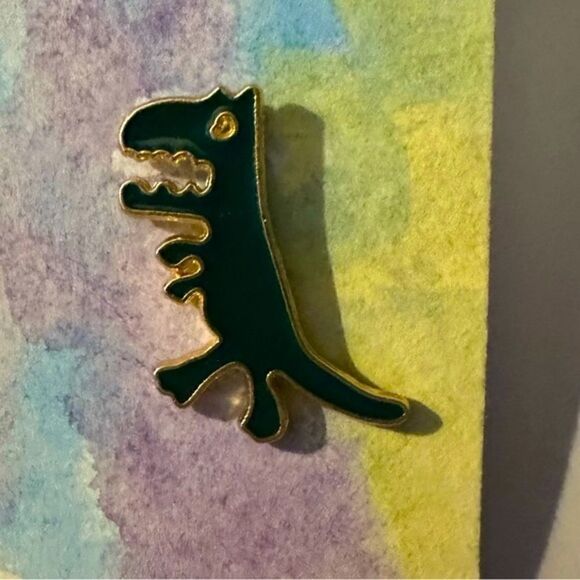Dinosaur Dino T-Rex Brooch Fashion Jewelry Awareness GIFT - Picture 1 of 8